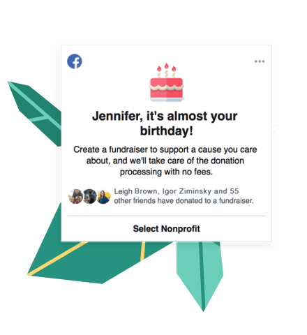 dedicate your birthday to donations
