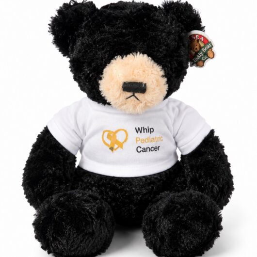 Whip Pediatric Cancer Teddy Bear